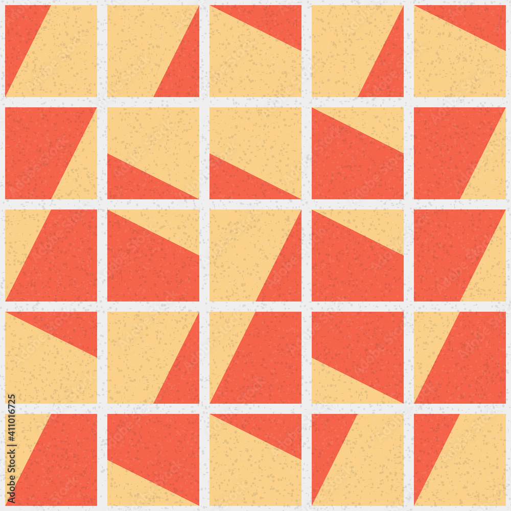 Fototapeta premium Abstract Geometric Pattern generative computational art illustration