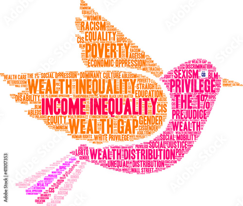 Income Inequality Word Cloud