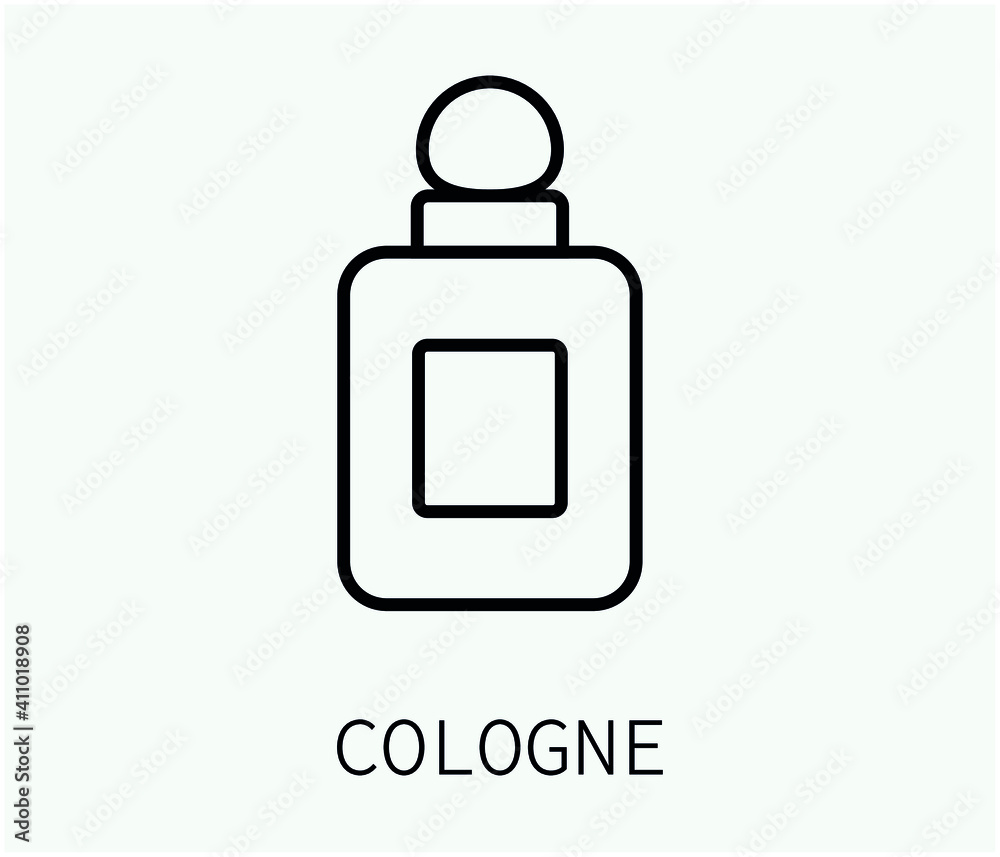 cologne vector icon. Editable stroke. Linear symbol for use on web and mobile apps, logo, Print media. Line illustration. Vector isolated on white background cologne vector icon. Editable stroke. Linear symbol for use on web and mobile apps, logo, Print media. Line illustration. Vector isolated on white background