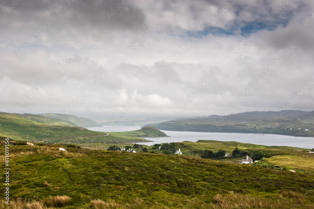Isle of Skye, Inner Hebrides, Highlands, Scotland, UK landscape with copy space Isle of Skye, Inner Hebrides, Highlands, Scotland, UK landscape with copy space