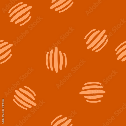 Simple abstract shape repeat pattern design