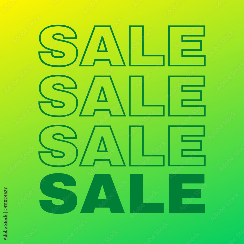 Sale Green emblem illustration element vector Sale Green emblem illustration element vector