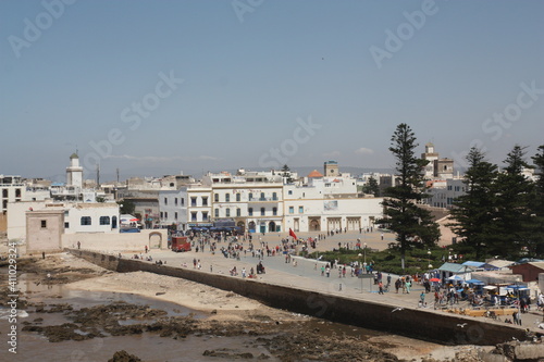 Moroccan town at the sea