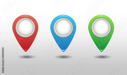 Free Download Set of pointers. Navigator labels  - GFXLoad