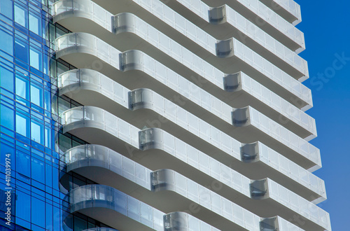 Canvas Print Toronto, Condominium construction in the heart of financial.