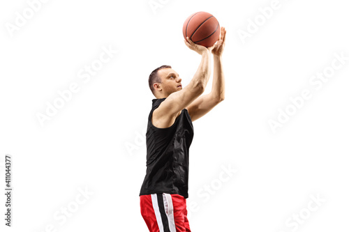 Basketball player shooting a ball © Ljupco Smokovski
