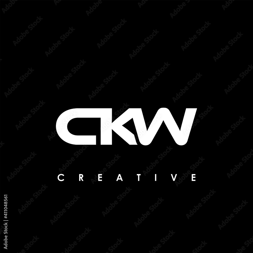 CKW Letter Initial Logo Design Template Vector Illustration