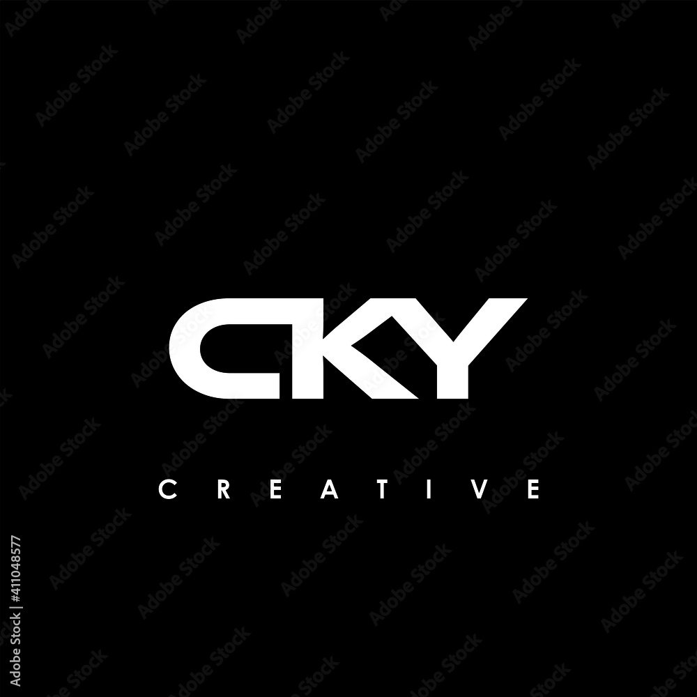 CKY Letter Initial Logo Design Template Vector Illustration