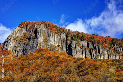 錦秋の磐司岩 photo