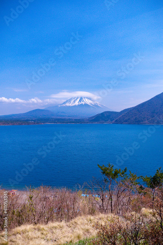 mountain and lake - Mount Fuji in Japan 