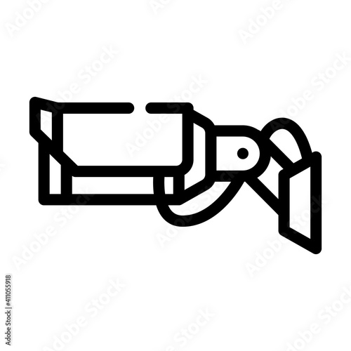 camera device line icon vector illustration flat