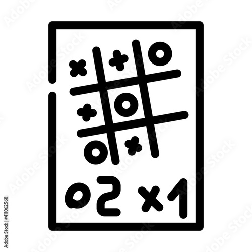 game for relax line icon vector illustration
