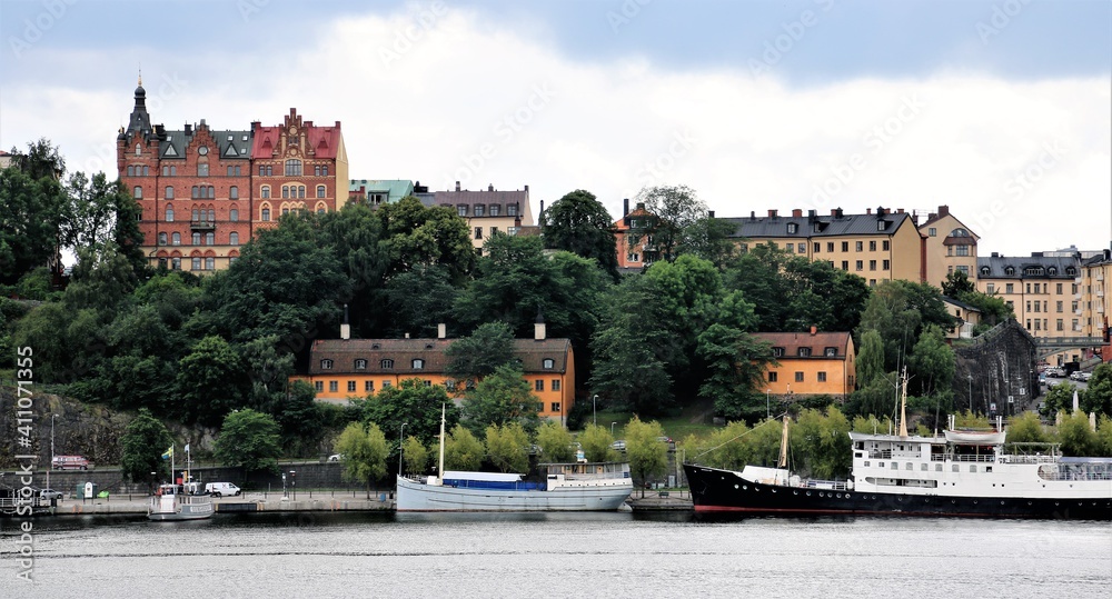 Fototapeta premium city castle and view