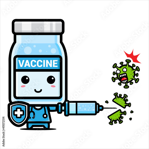 cute vaccine vector design against virus by injection