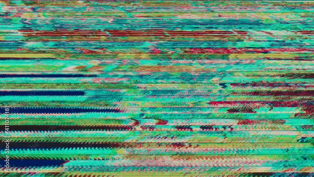 Loopable multi-colored light leaks. Data mosh concept, Computer generated animation.