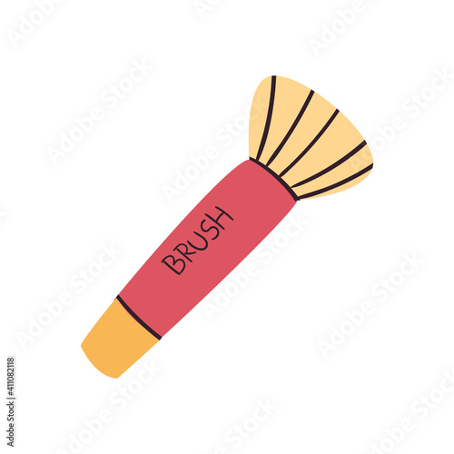 Make up and cosmetic brush vector design