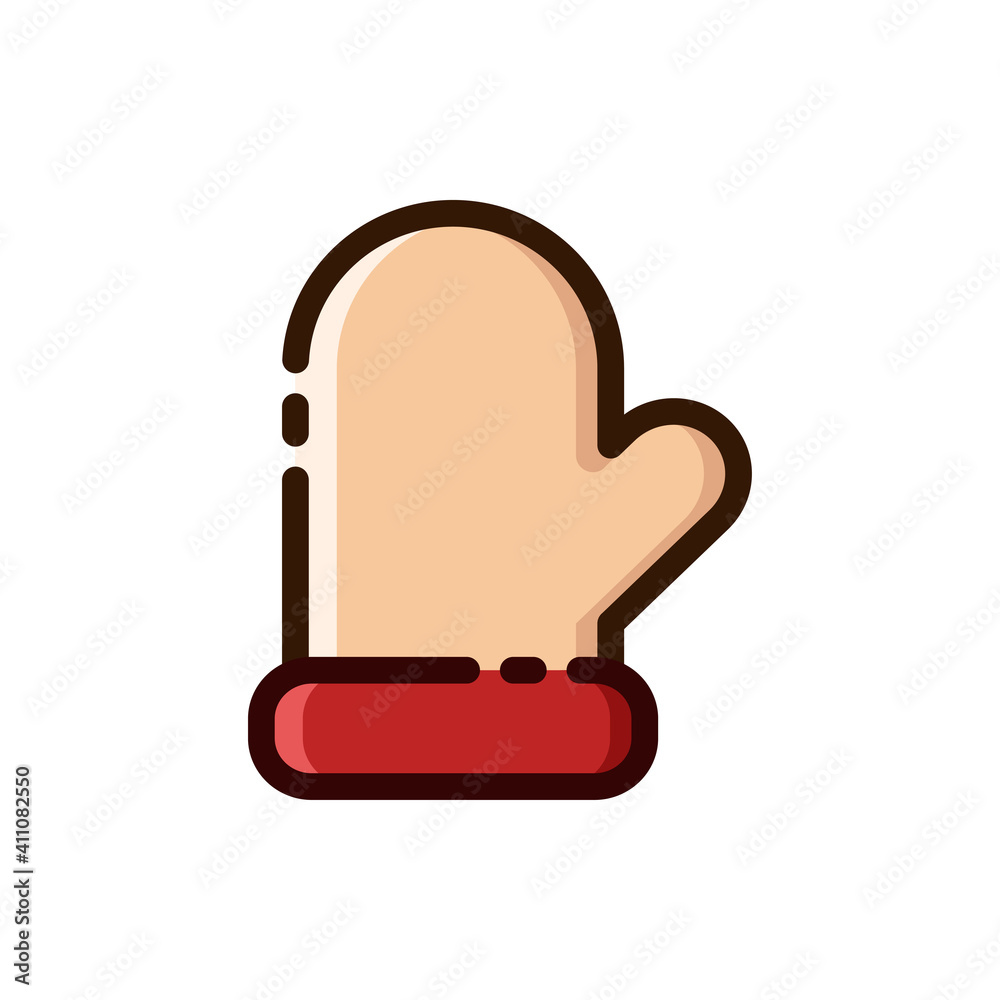 gloves icon isolated on white background. vector icon isolated. gloves icon isolated on white background. vector icon isolated.