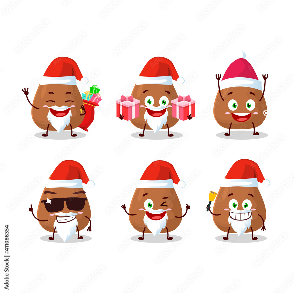 Santa Claus emoticons with mamey cartoon character