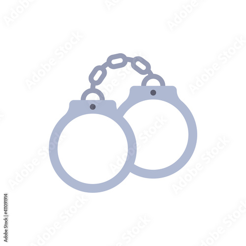 handcuffs icon design vector template