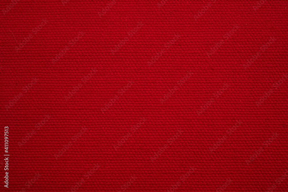Fototapeta premium textura tela loneta entretejida color rojo