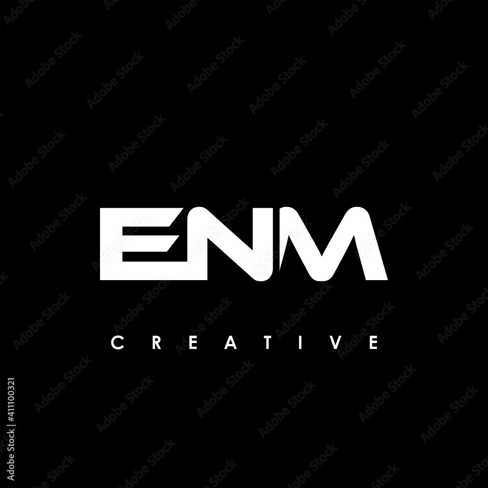 ENM Letter Initial Logo Design Template Vector Illustration ENM Letter Initial Logo Design Template Vector Illustration
