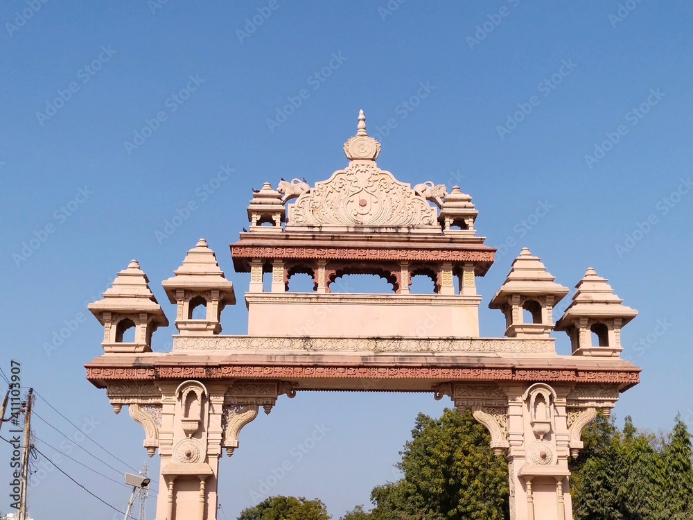 Obraz premium country gate of the taj mahal