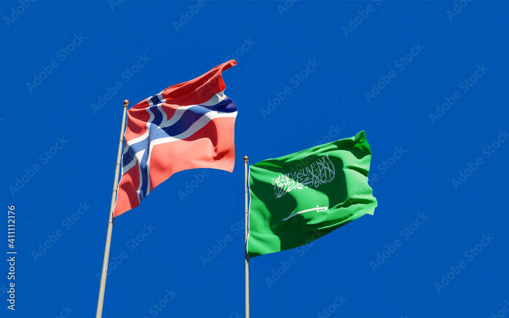 Flags of Norway and Norway. Flags of Norway and Norway.