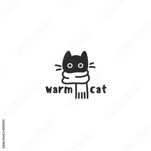 Warm cat logo