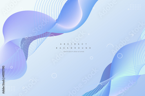 modern wave shaped abstract background