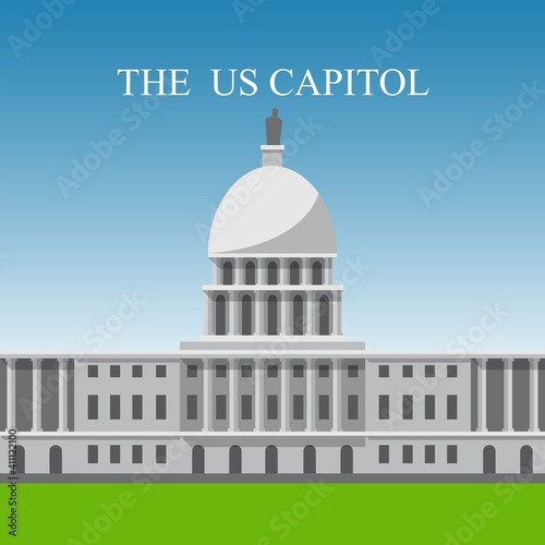 The US Capitol building in Washington DC, District of Columbia, USA.