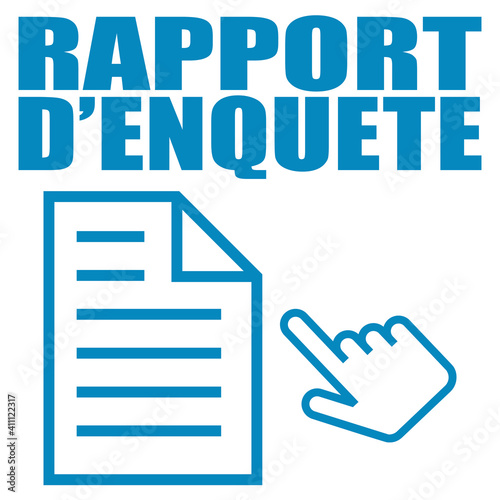 Logo rapport d'enquête.