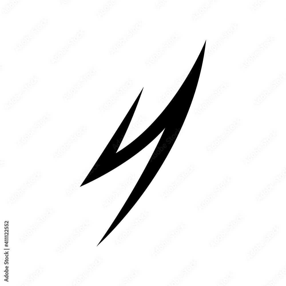 abstract textured creative Letter H initial logo design vector template