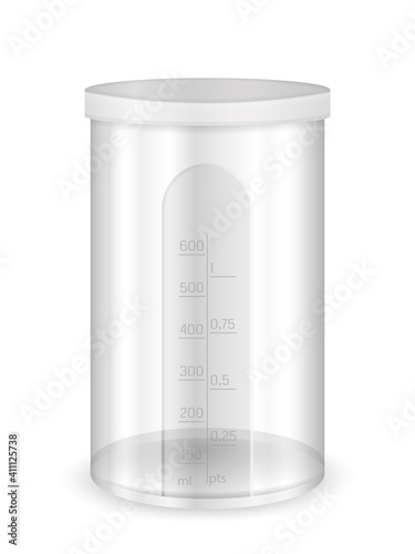 Kitchen calibrated beaker