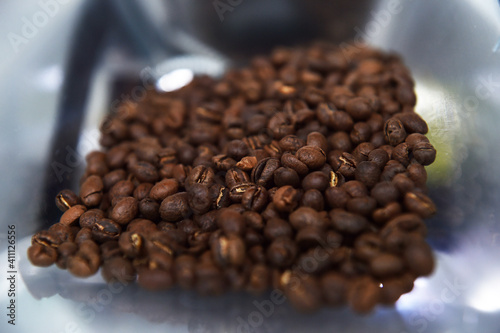 coffee. freshly roasted coffee beans. flavor