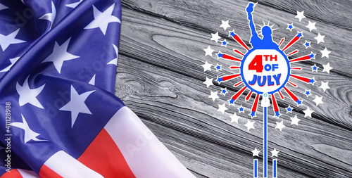 Greeting card for USA Indep...
