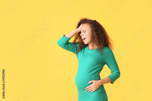 Stressed pregnant African-A...