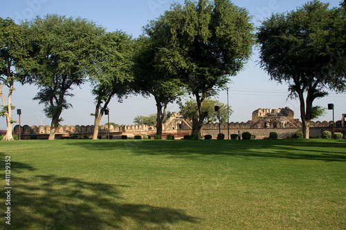 Turf and Trees Inside Jhansi Fort