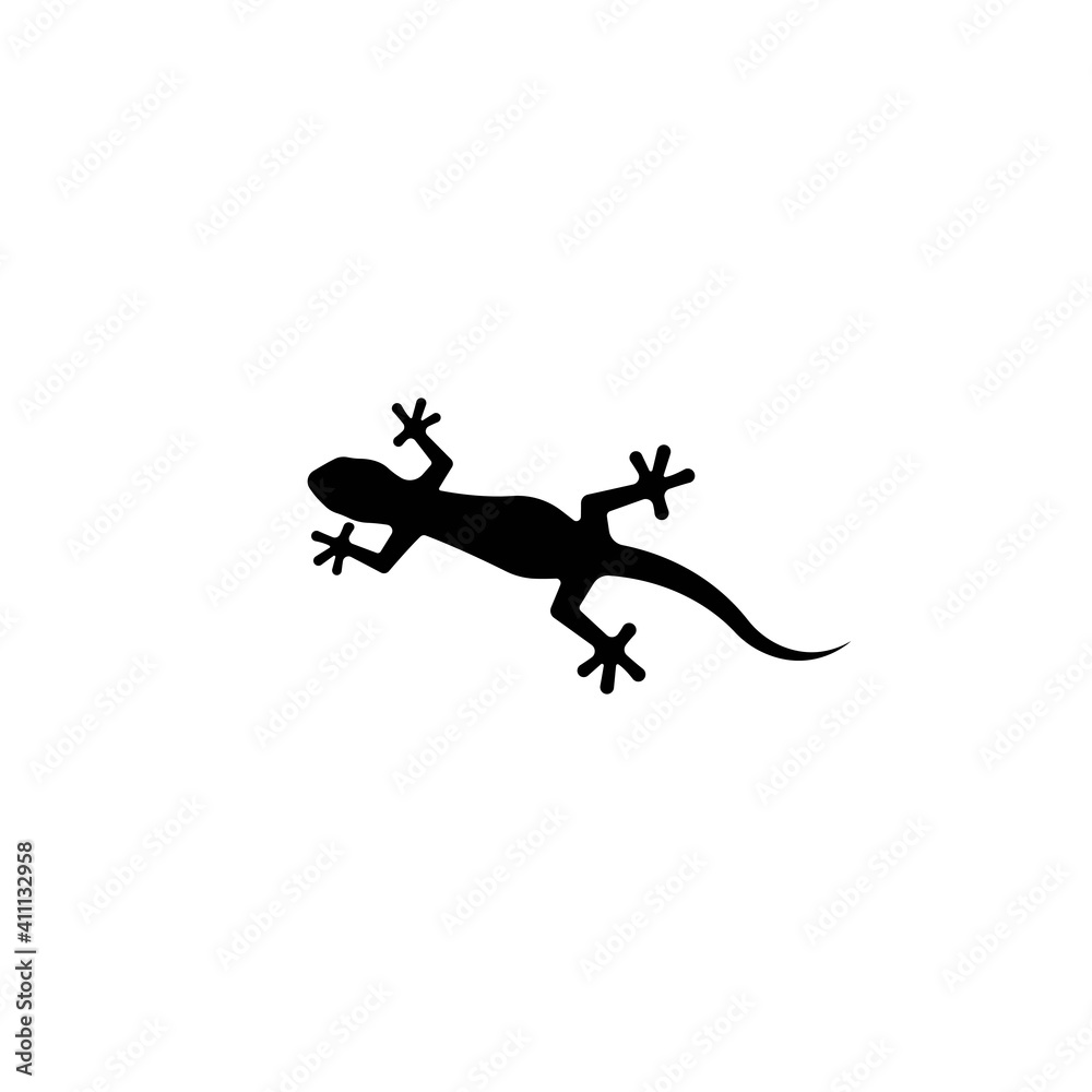 Lizard logo design vector template