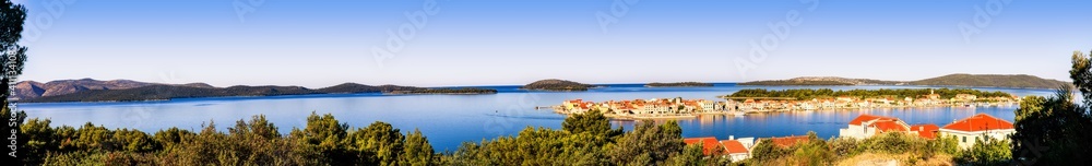 Krapanj Island at the Dalmatian Ardria Coast