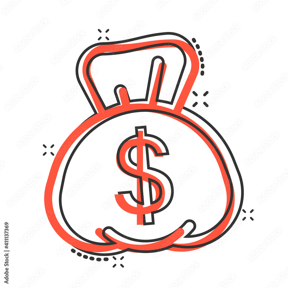 Wallet icon in comic style. Purse cartoon vector illustration on white isolated background. Finance bag splash effect business concept. Wallet icon in comic style. Purse cartoon vector illustration on white isolated background. Finance bag splash effect business concept.