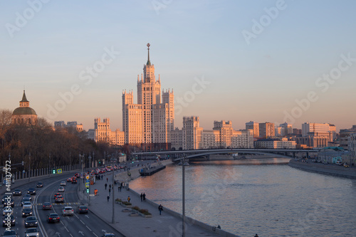 Moscow, Russia NOVEMBER 5, 2018.The main building of Moscow state University