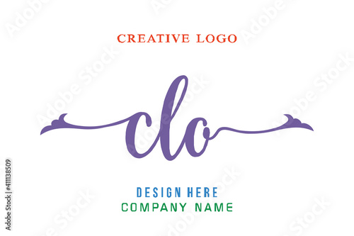 CLO lettering logo is simple, easy to understand and authoritative