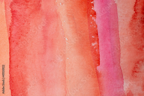 Red tones abstract texture watercolor