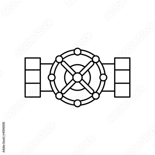 Gate valve icon