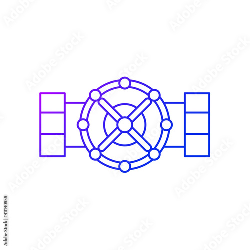 Gate valve icon
