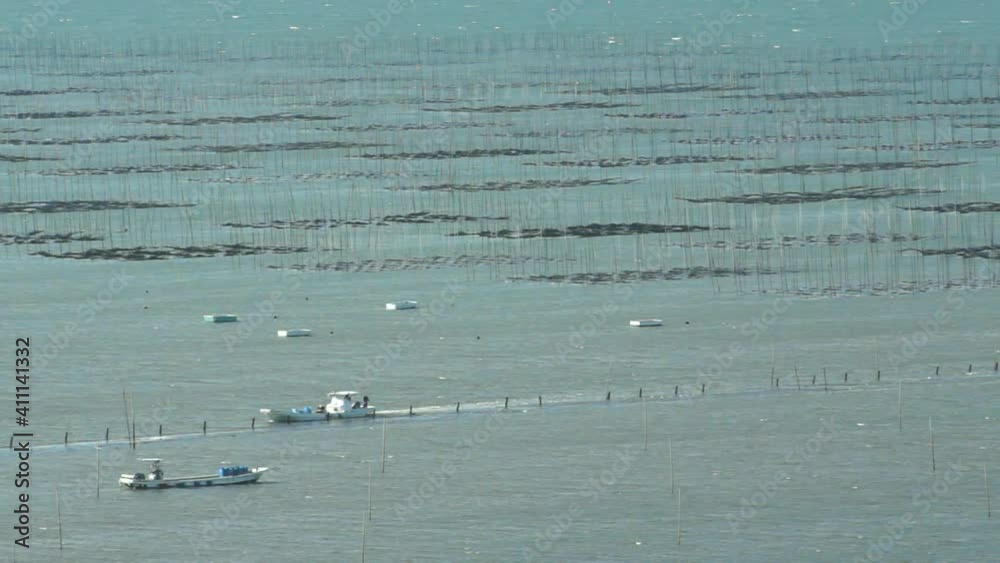 有明海のの海苔網 有明海のの海苔網