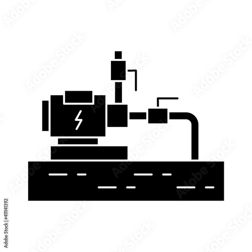 Icon of electric pump installation