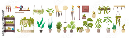 Home Plants Horizontal Set