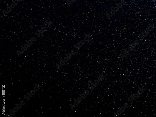 Black glittering background, wallpaper, white dots, night starry sky