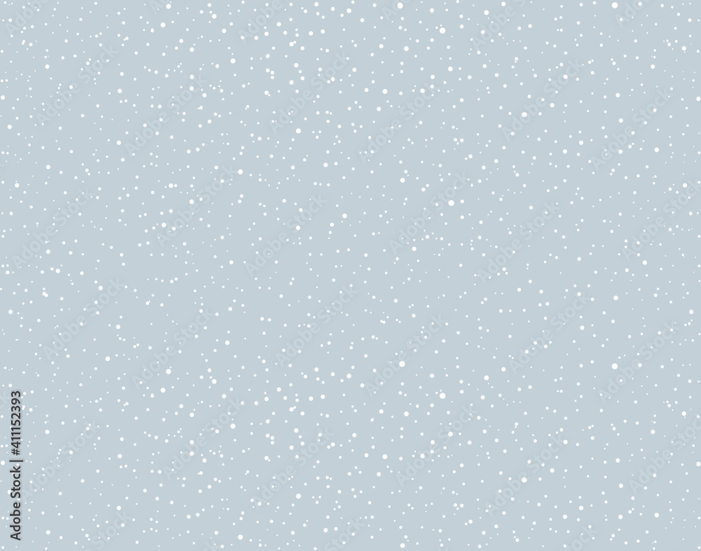 Snow fall. Vector drawing pattern Snow fall. Vector drawing pattern